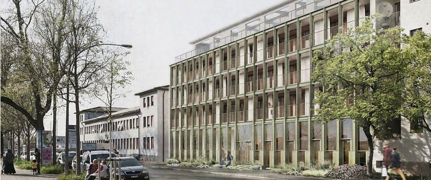 Visualisierung des Projekts «Promenadendeck» des Architekturbüros Kooperative E 45, Bettina Satzl